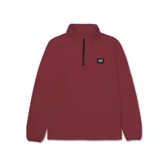 Caterpillar - Chompa Hombre Cat Microfleece Quarter Zip Rojo