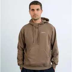 MERRELL - Polera Hombre Machu Picchu Graphic Hoody Marrón