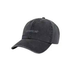 Caterpillar - Gorro Unisex 6 Panel Washed Unstructured Negro