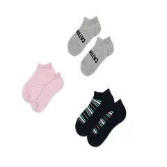 Caterpillar - Medias Mujer No Show 3-pack Multicolor