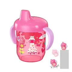 GENERICO - Toma Todo Fucsia Elefante y Jirafa Pico Duro de Pato 240 ml
