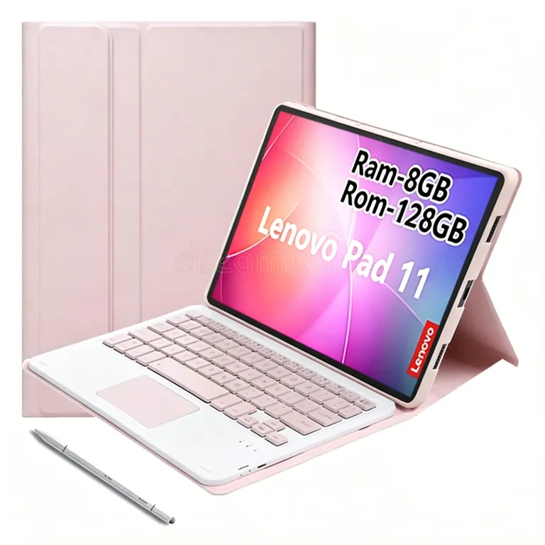 Tablet Pad 11 2025 8GB+128GB WiFi y Teclado & Lápiz-Rosa