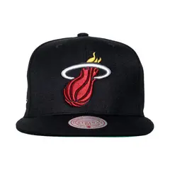MITCHELL & NESS - GORRA NBA-MIAMI HEAT HHSS2976-MHEYYPPPBLC