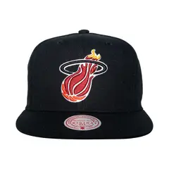 MITCHELL & NESS - GORRA NBA-MIAMI HEAT HHSS5133-MHEYYPPPBLC