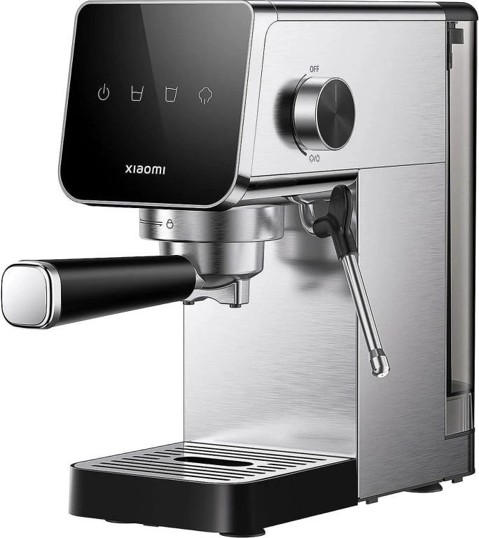 Cafetera Espresso Semiautomática 20 Bar 1350W Con Vaporizador y Tanque 0.9L