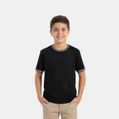 PAPIROS DENIM - Polo para niño en Algodón Waffle