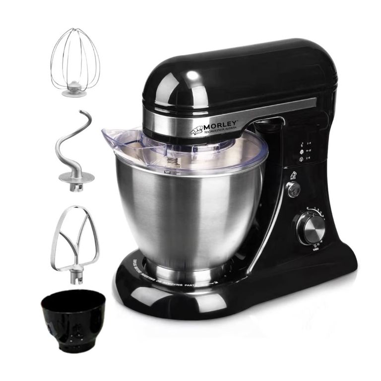 Batidora Planetaria Profesional 3000 Watts 12 Velocidades Negra Garantia 1 año