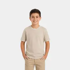 PAPIROS DENIM - Polo para niño en Algodón Waffle