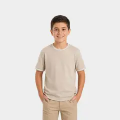 PAPIROS DENIM - Polo para niño en Algodón Waffle