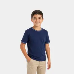 PAPIROS DENIM - Polo para niño en Algodón Waffle