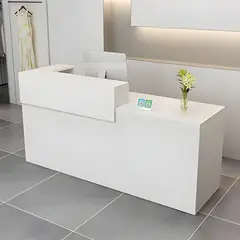 MASIVA HOME - Counter de recepción Maido Blanco -