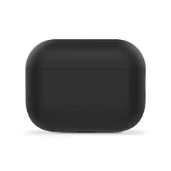 GENERICO - FUNDA DE SILICONA PARA EARPODS PRO 3 NEGRO