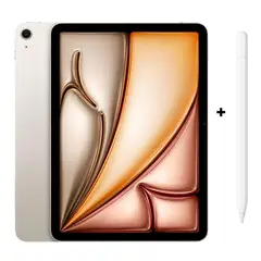 SNAPPLE - Ipad Air 8va generación 11" Wi-Fi 128GB Chip M4 2026 - Starlight - Ipad Air 8 M4 + Pencil Premium