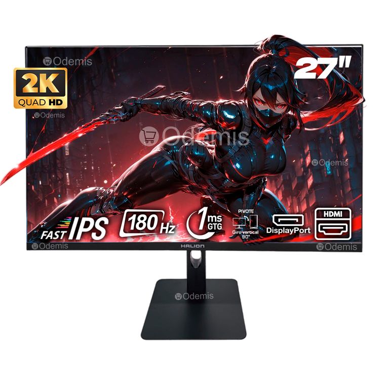 MONITOR GAMER 27 HG2726QF 2K QHD PIVOT PLANO IPS 180HZ 1MS