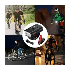 ROHS - LINTERNA LED DELANTERA PARA VICICLETA DE ALTA POTENCIA RECARGABLE