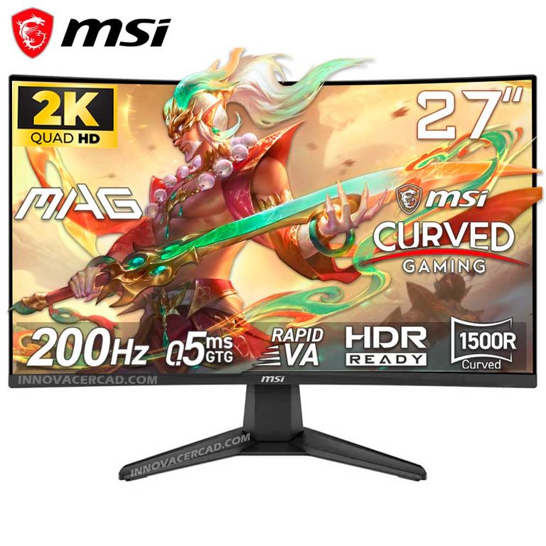 Monitor MAG 276CF E20 Curvo 27 Full HD (1920 x 1080) 200hz 05ms HDR FreeSync