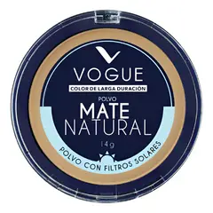 VOGUE - Polvo Mate Natural Tono Moreno 14g