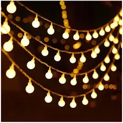 ARTEZA - Luces LED Decorativas 16 Metros 200 Focos Cálidos Para Navidad Eventos Jardín Enchufe 220V