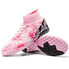 DANWEILE - Zapatillas fútbol Unisex Rosa