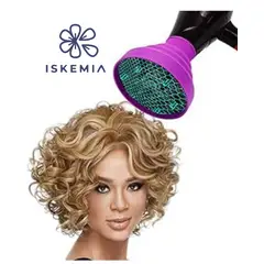 GENERICO - Difusor para Rizos, Universal plegable de silicona en MORADO