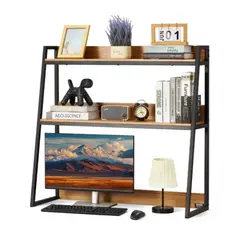 MASIVA HOME - Estante Industrial Mia Marron y negro -