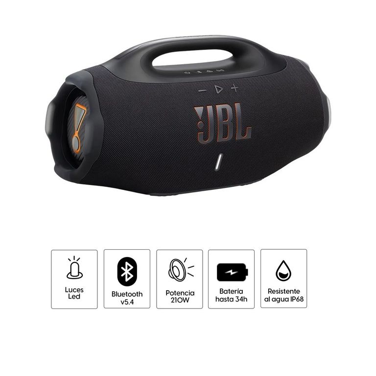 Parlante Portatil Bluetooth BOOMBOX 4 NEGRO