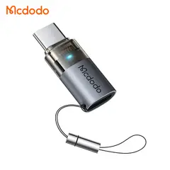 MCDODO - Adaptador Lightning a tipo C - Soporta Carga Rapida 60W -