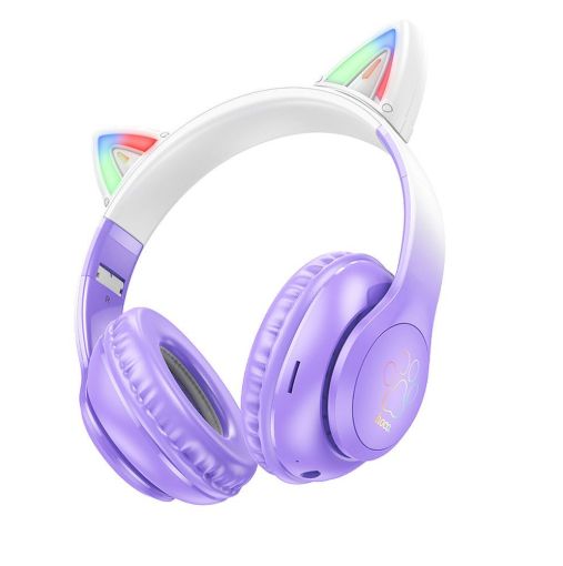 Audifono Inalambrico W42 Cat EAR 10h Purple Grape
