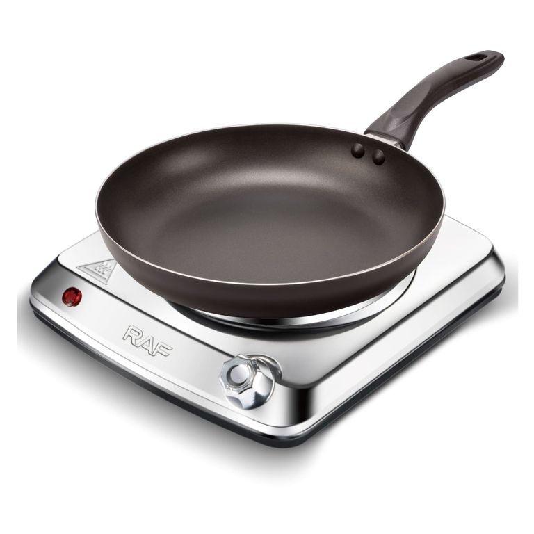 Cocina Eléctrica 1 Hornilla Potente 1000W RAF R.8204