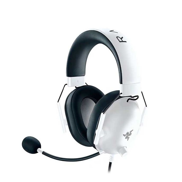 Audifono blackshark v2 x 7.1 blanco con microfono 50mm original
