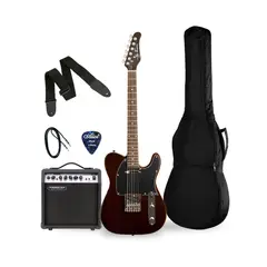 JAY TURSER - PACK GUITARRA ELECTRICA 38 JT-LT-RW-A-U; FREEMAN GA-20RT AMPLIFICADOR 15W; ACCESORIOS