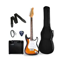 JAY TURSER - PACK GUITARRA ELECTRICA 41 JT-30-TSB-A-U; MCALLISTER EGA15 AMPLIFICADOR 15W; ACCESORIOS