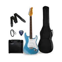 JAY TURSER - PACK GUITARRA ELECTRICA 42 JT-300-LPB-A-U; MCALLISTER EGA15 AMPLIFICADOR 15W; ACCESORIOS