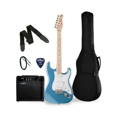 JAY TURSER - PACK GUITARRA ELECTRICA 48 JT-300M-LPB-M-U; MCALLISTER EGA15 AMPLIFICADOR 15W; ACCESORIOS