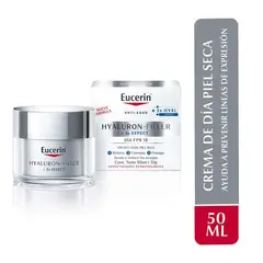 EUCERIN - Crema Facial Antiarrugas de Noche Hyaluron-Filler +3x Effect