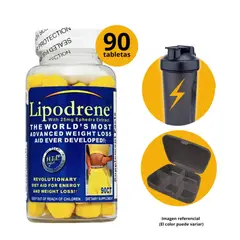 HI TECH - LIPODRENE TERMOGÉNICO + REGALOS - 90 TABLETAS