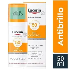 EUCERIN - Bloqueador Facial Sun Oil Control Toque Seco FPS 50 50ml