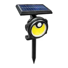 NUVORA - Luminaria Estaca Solar Multiuso 45W Luz Blanca con Sensor de Movimiento