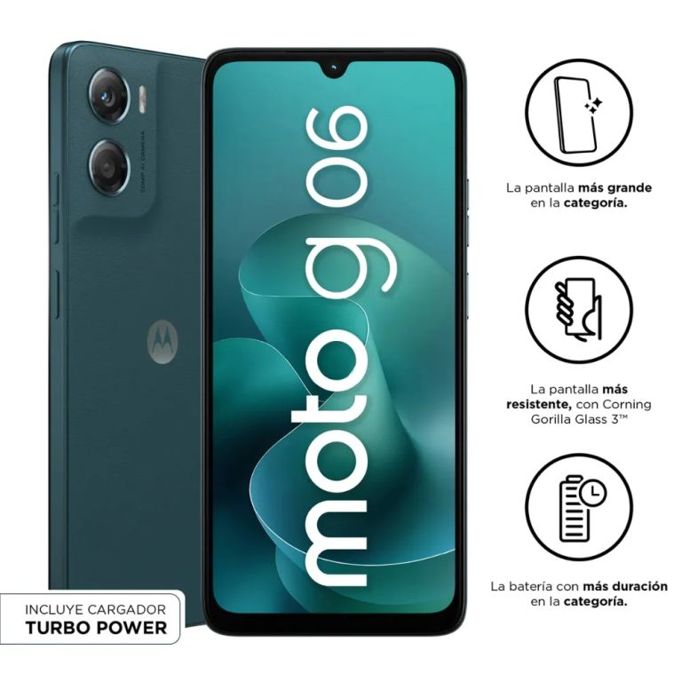 Celular Moto G06 4GB + 128GB Azul