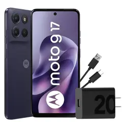 MOTOROLA - Celular MOTO G17 256GB 4GB Arándano
