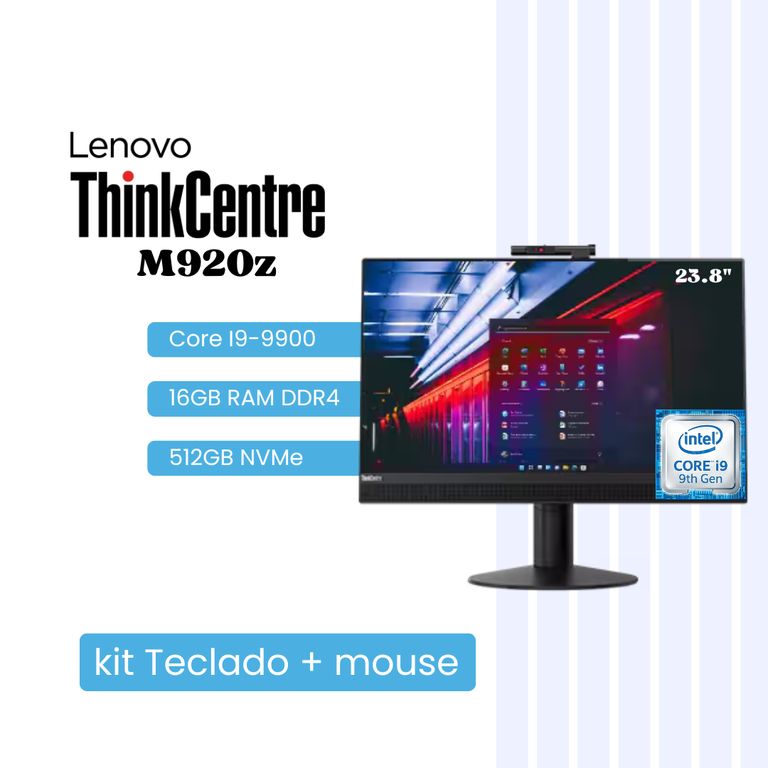 All in One Thinkcentre M920z Intel Core i9-9900 16GB RAM DDR4 512GB NVMe 23.8