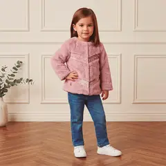 EVYTONY - ABRIGO EN TELA PELUCHE - MODELO IRIS