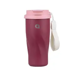 SCOOL - Vaso Aqua Mug 500 ML doble toma Acero Raspberry 400435