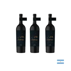 GOURMET 117 - VINO TINTO GRAN RESERVA EMBLEMA MALBEC ANDELUNA X 750ML X3