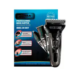 SONAR - Maquina Corte Cabello Y Afeitado SN-6027 3 En 1