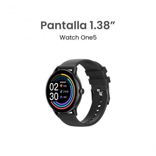 Smartwatch Watch One5 - resistente al agua IP68, llamadas, monitoreo deportivo, Android y iOS