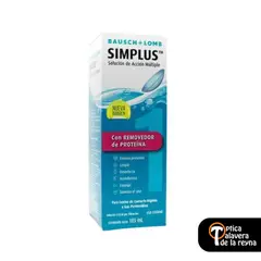 GENERICO - Solución Multipropósito SIMPLUS 105 ml – Limpieza y Desinfección para Lentes Rígidos