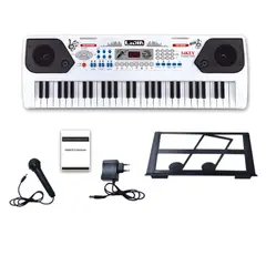 OEM - PIANO MUSICAL DE 54 KEYS CON VARIEDAD DE SONIDOS - Blanco
