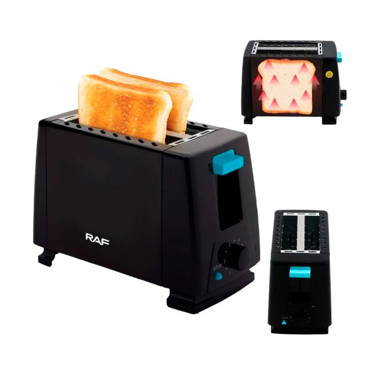 Tostadora RAF Rebanadas de Pan en Molde 650W