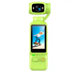 RENVMEXY - Cámara de Mano 4K Portátil 180° Girable para Deporte y VLOG
